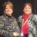 Janice Early at LMH accepts the 2014 Emerald Award