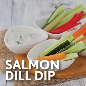 Picture of Salmon Dill Dip with Vegetables